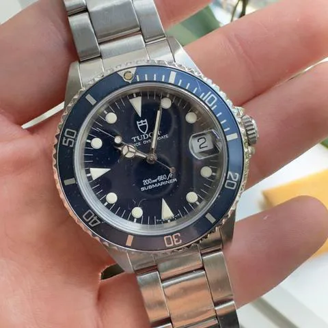 Tudor Submariner 75090 36mm Stainless steel Blue