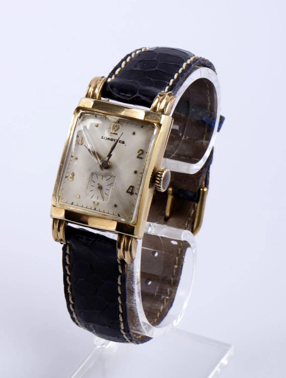 Longines 28mm 10k yellow gold White