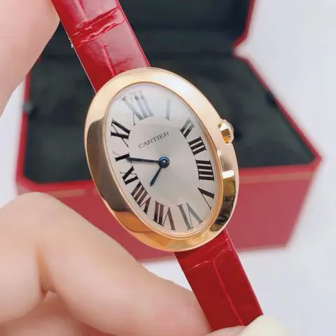 Cartier Baignoire Small Model W8000007 31.5mm Rose gold Silver 1