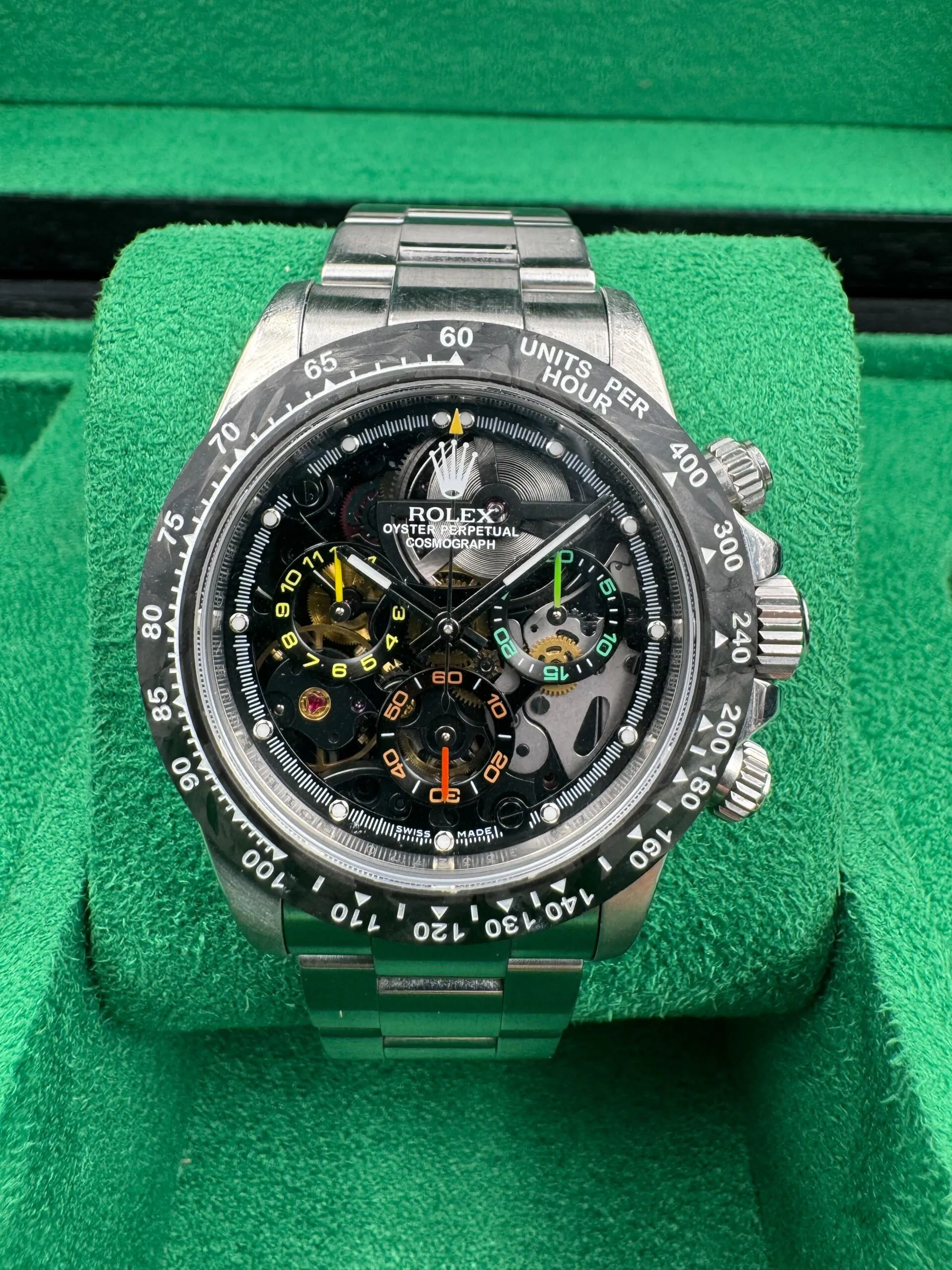 Rolex Daytona 116520 40mm Stainless steel Skeletonized