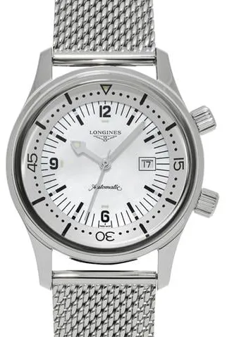 Longines Legend Diver L3.374.4.80.6 36mm Stainless steel White Mother of Pearl