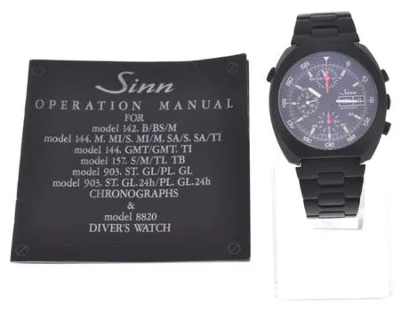 Sinn 142 142/42 44mm Stainless steel Black 7