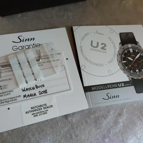 Sinn U2 44mm Stainless steel Black 9