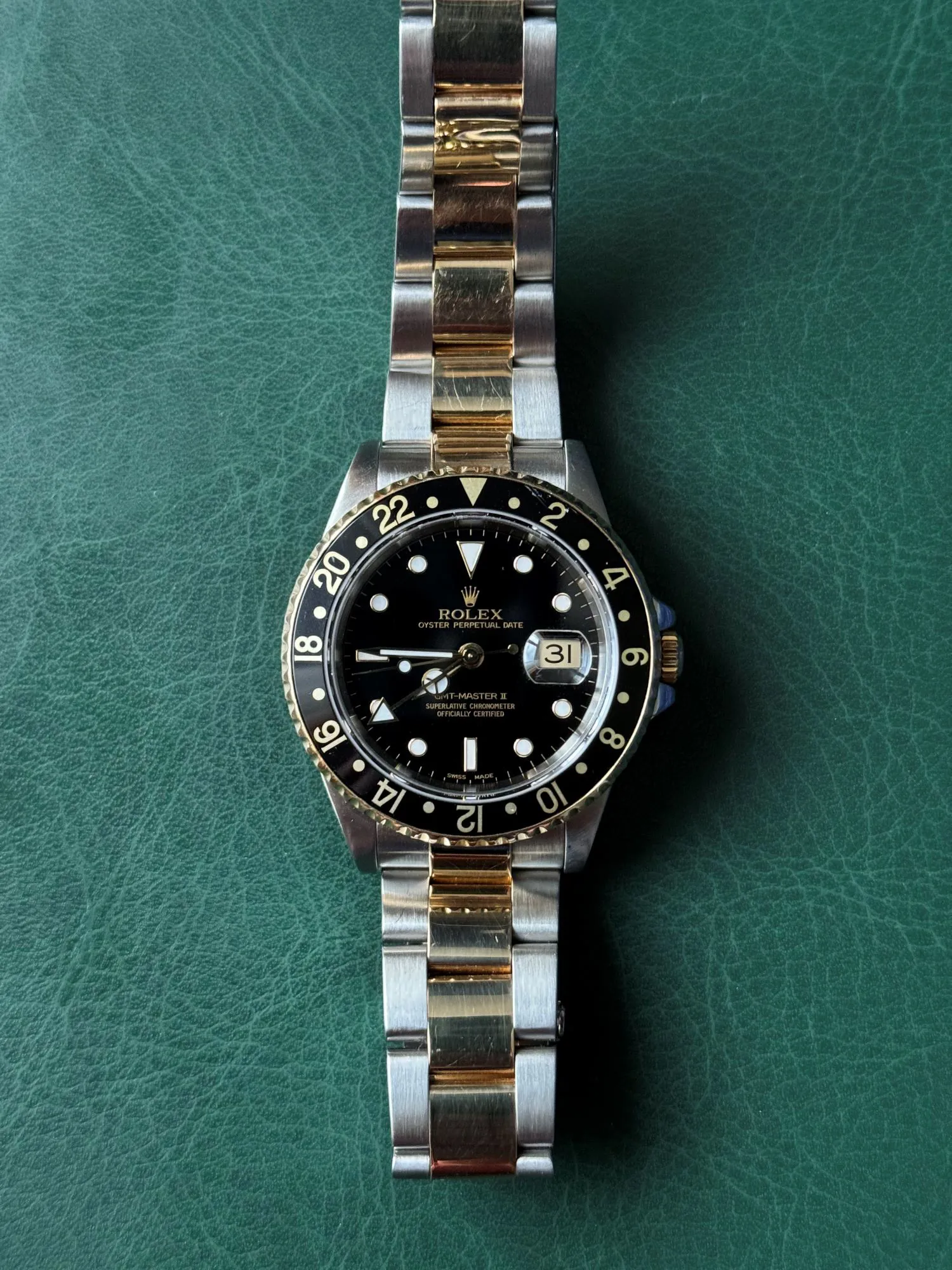 Rolex GMT-Master II 16713 40mm Stainless steel and 18k yellow gold Black 2