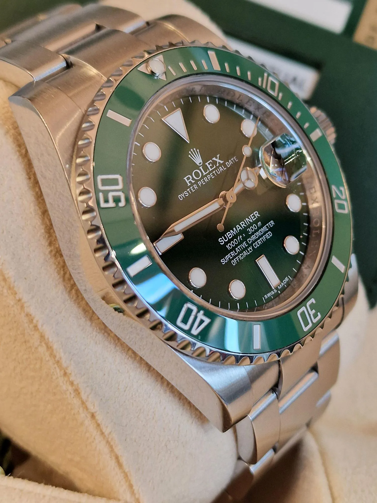 Rolex Submariner 116610LV 40mm Stainless steel Green 3