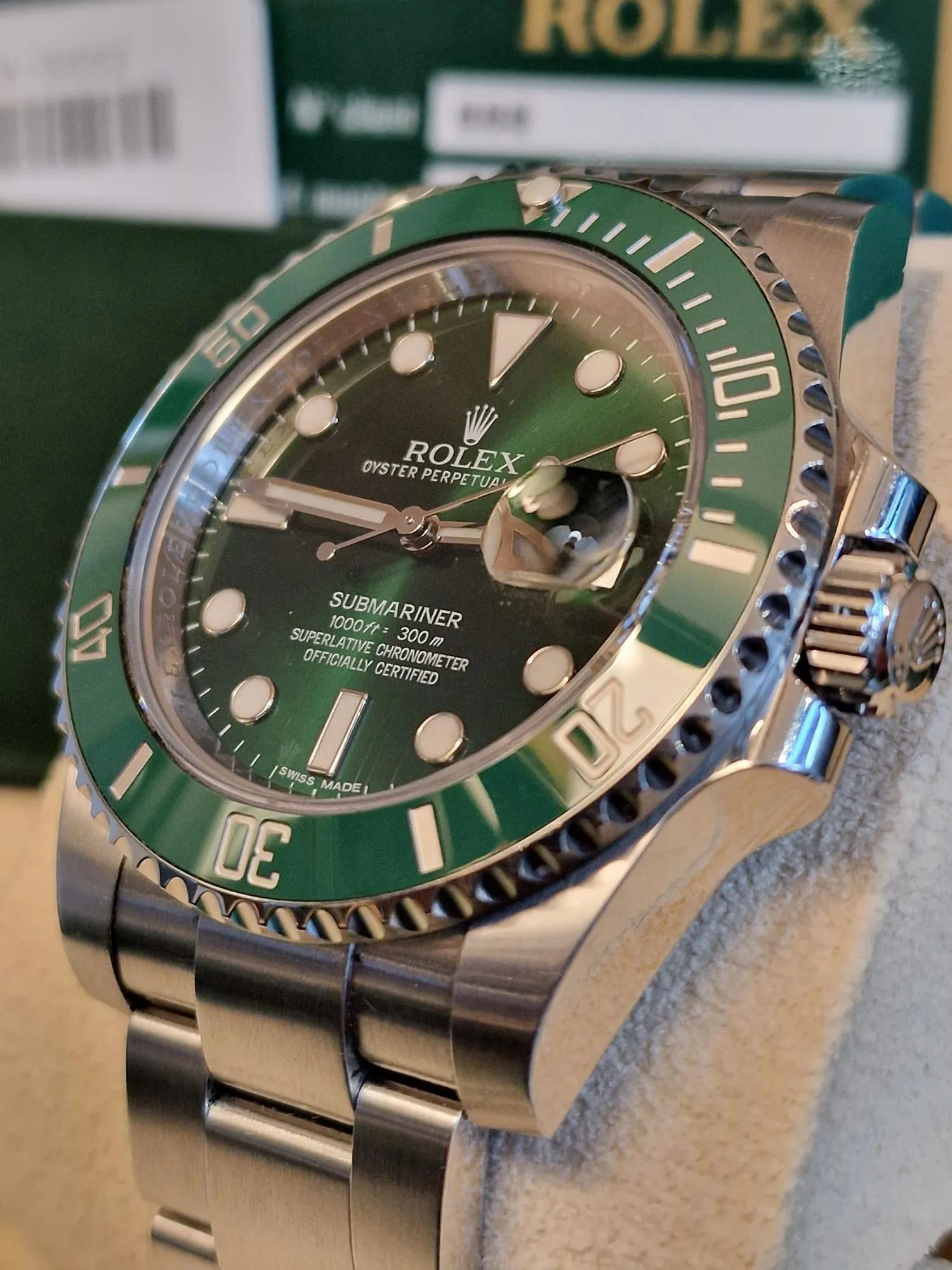 Rolex Submariner 116610LV 40mm Stainless steel Green 4