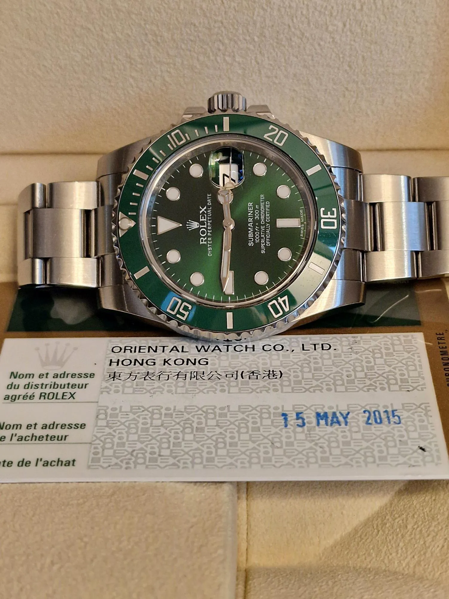 Rolex Submariner 116610LV 40mm Stainless steel Green 5