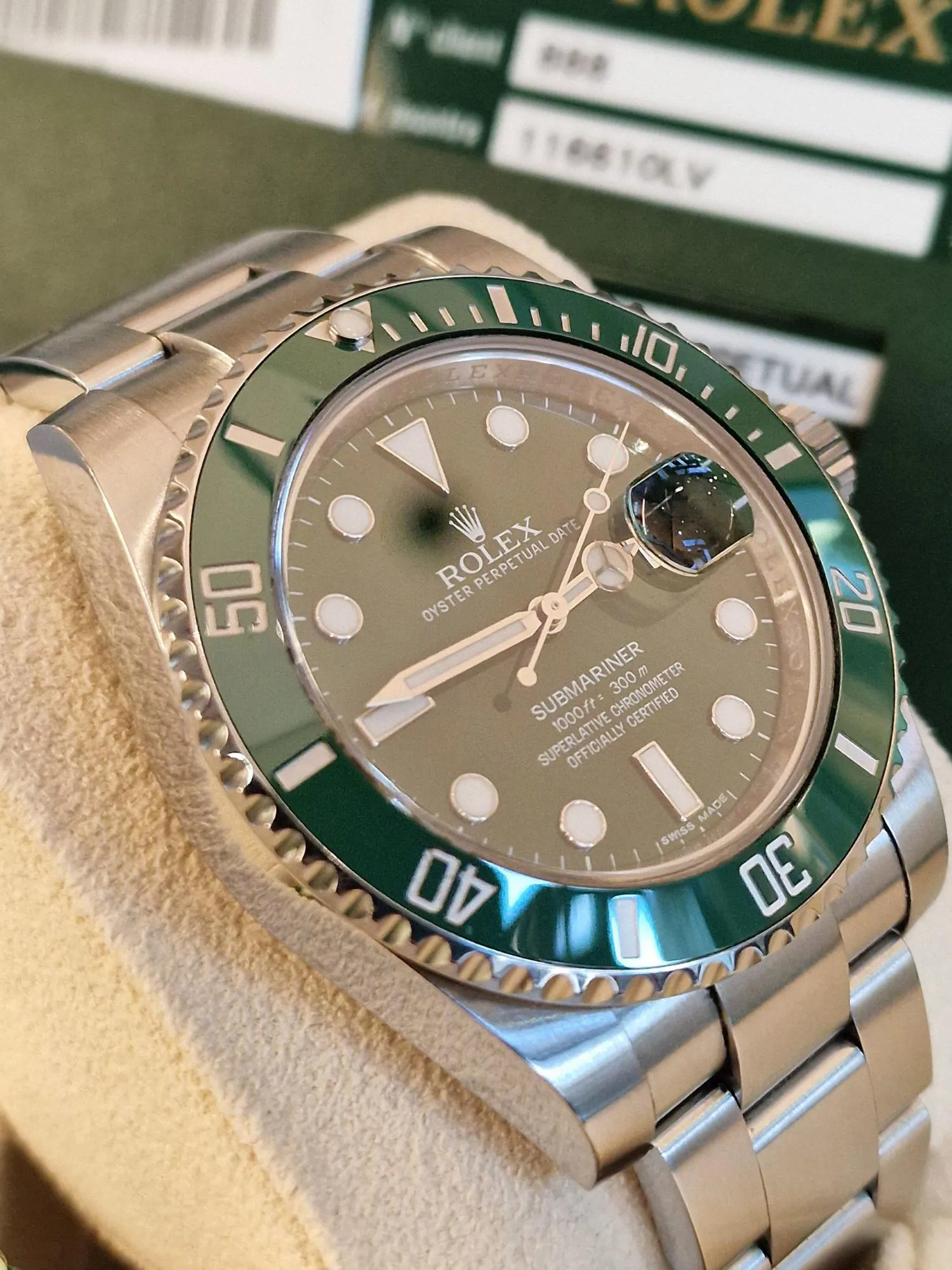 Rolex Submariner 116610LV 40mm Stainless steel Green 7