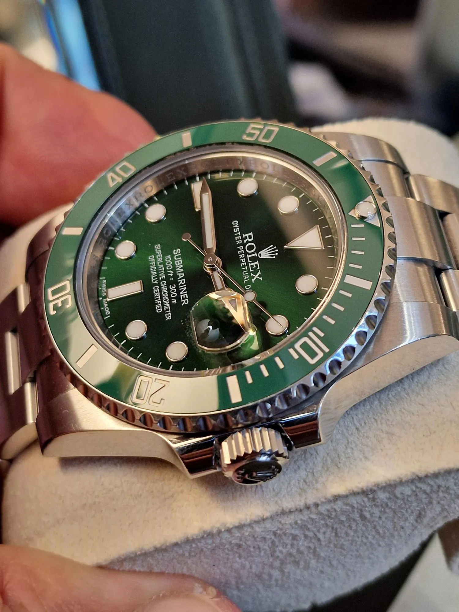 Rolex Submariner 116610LV 40mm Stainless steel Green 8