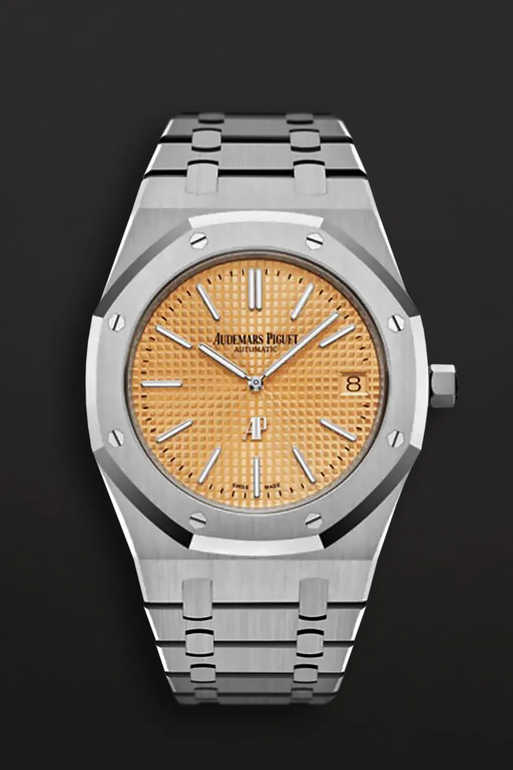 Audemars Piguet Royal Oak 15202BC.OO.1240BC.01 39mm 18k white gold Golden