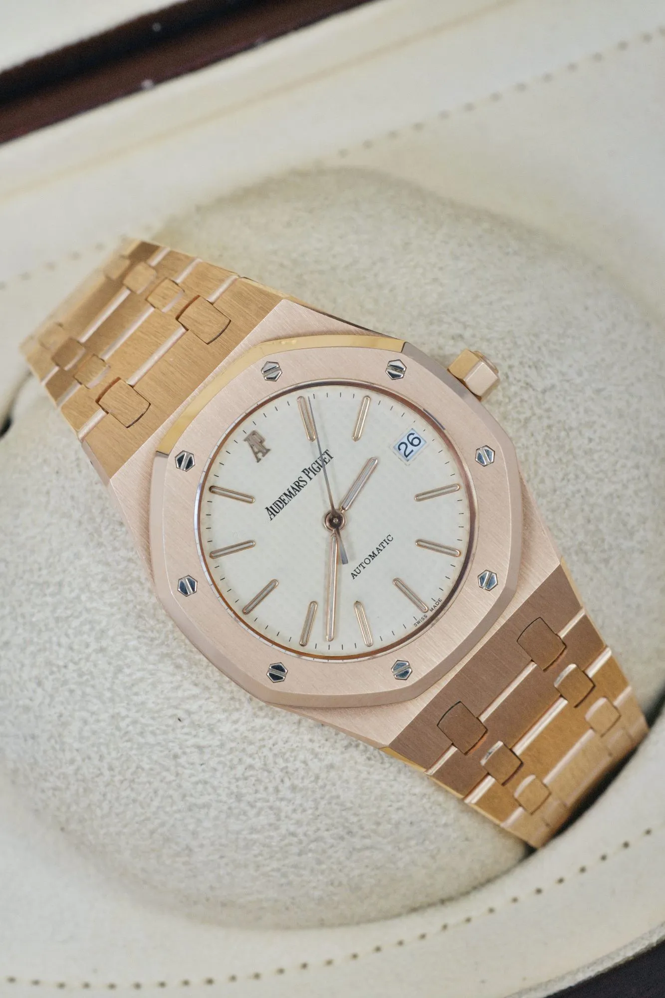 Audemars Piguet Royal Oak 14790OR.OO.0789OR.01 36mm 18k rose gold White 1