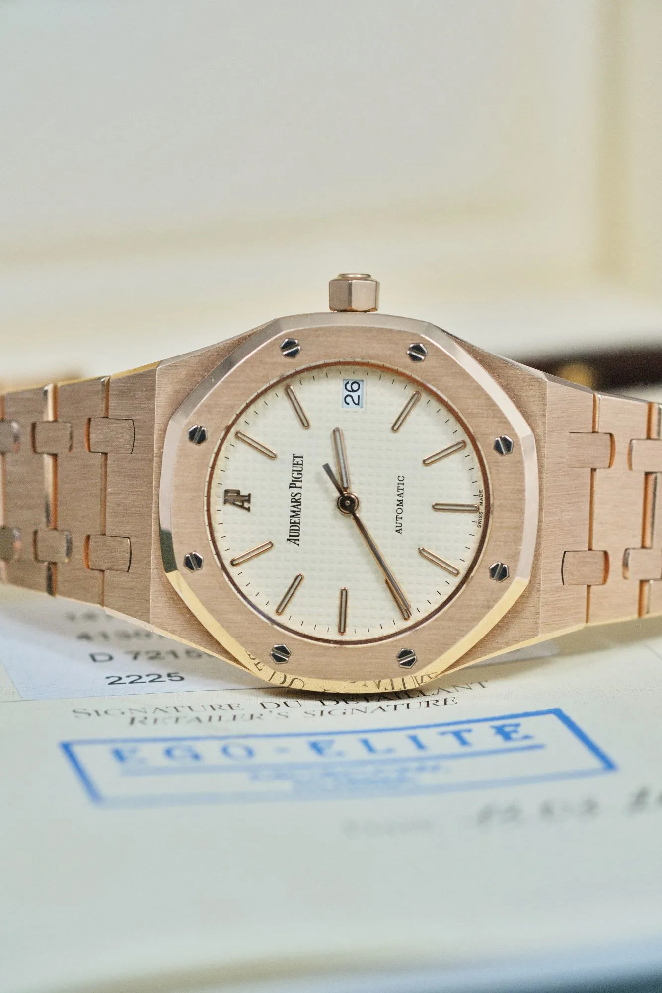 Audemars Piguet Royal Oak 14790OR.OO.0789OR.01 36mm 18k rose gold White 4