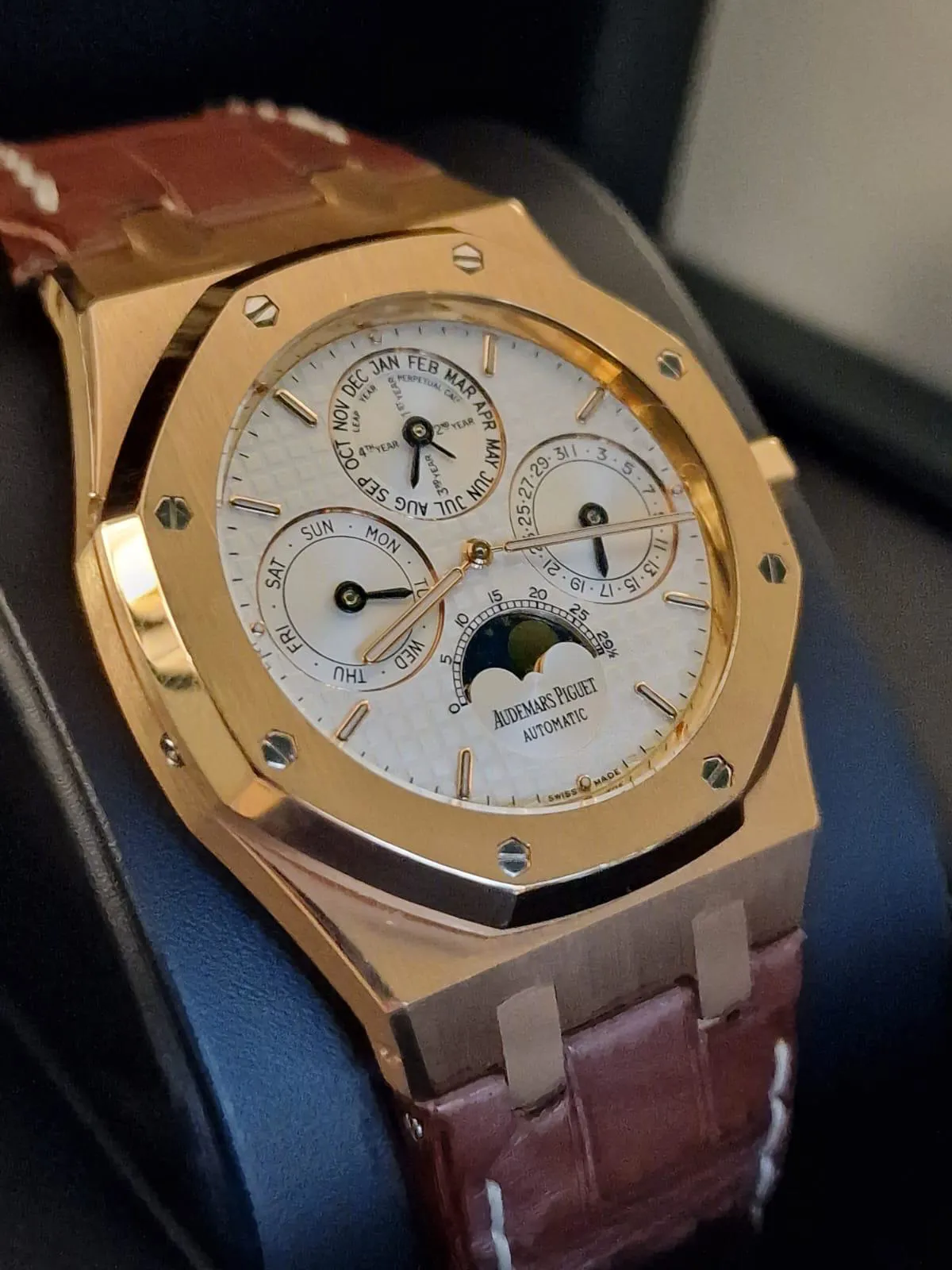 Audemars Piguet Royal Oak Perpetual Calendar 26252OR.OO.D092CR.02 39mm 18k rose gold Silver 2