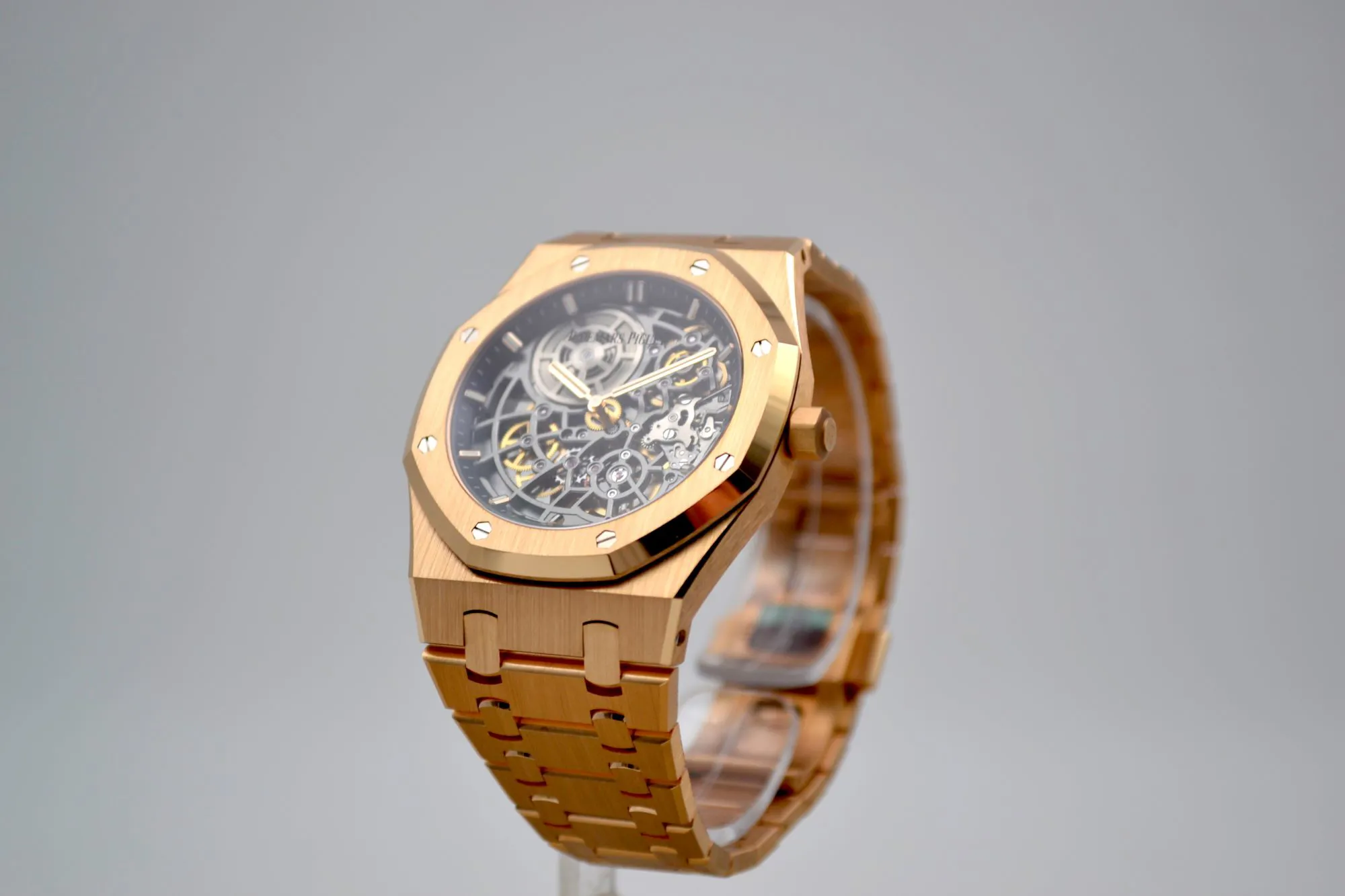 Audemars Piguet Royal Oak Jumbo 16204OR.OO.124 39mm 18k rose gold Skeletonized 2