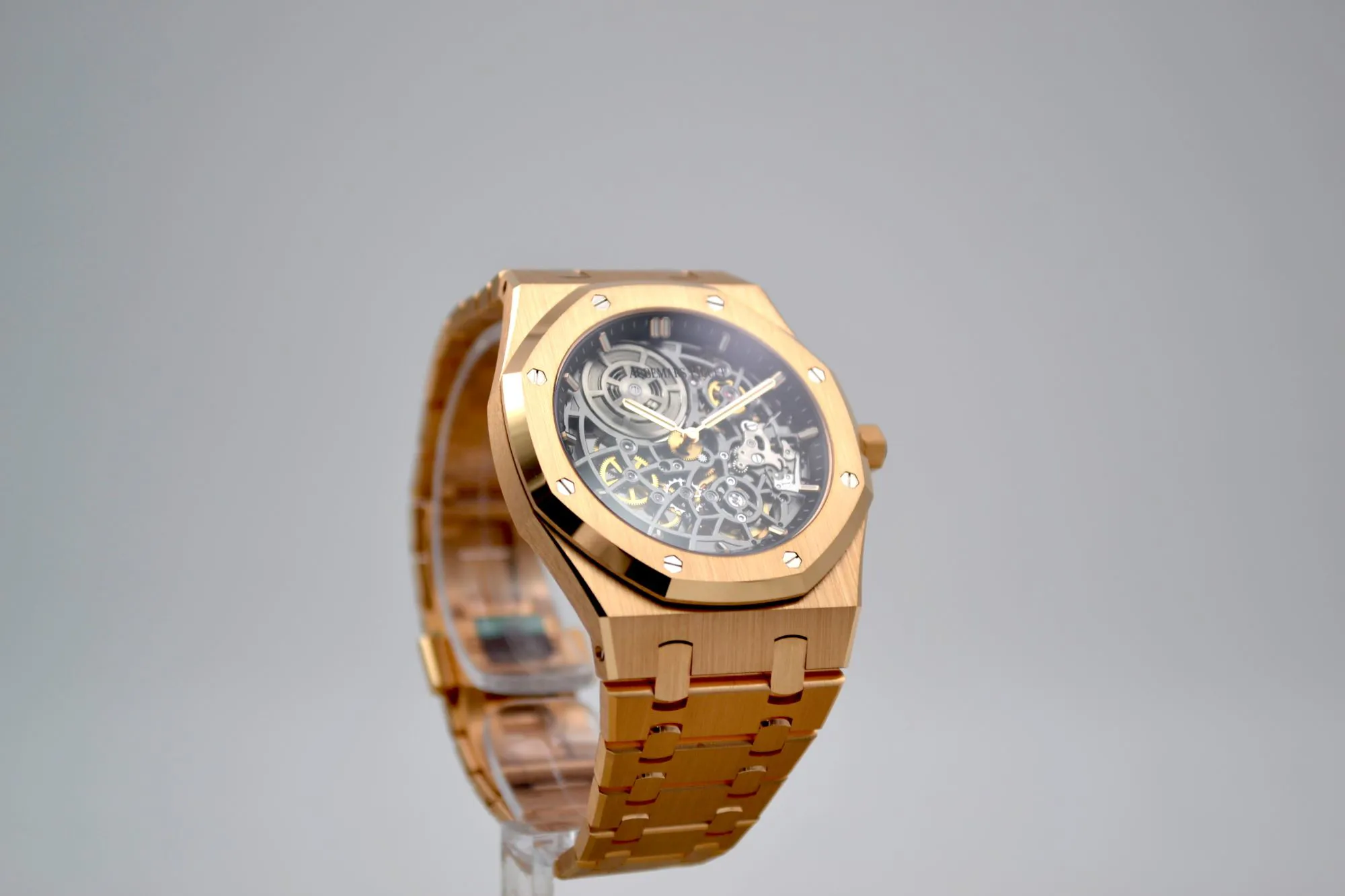 Audemars Piguet Royal Oak Jumbo 16204OR.OO.124 39mm 18k rose gold Skeletonized 3