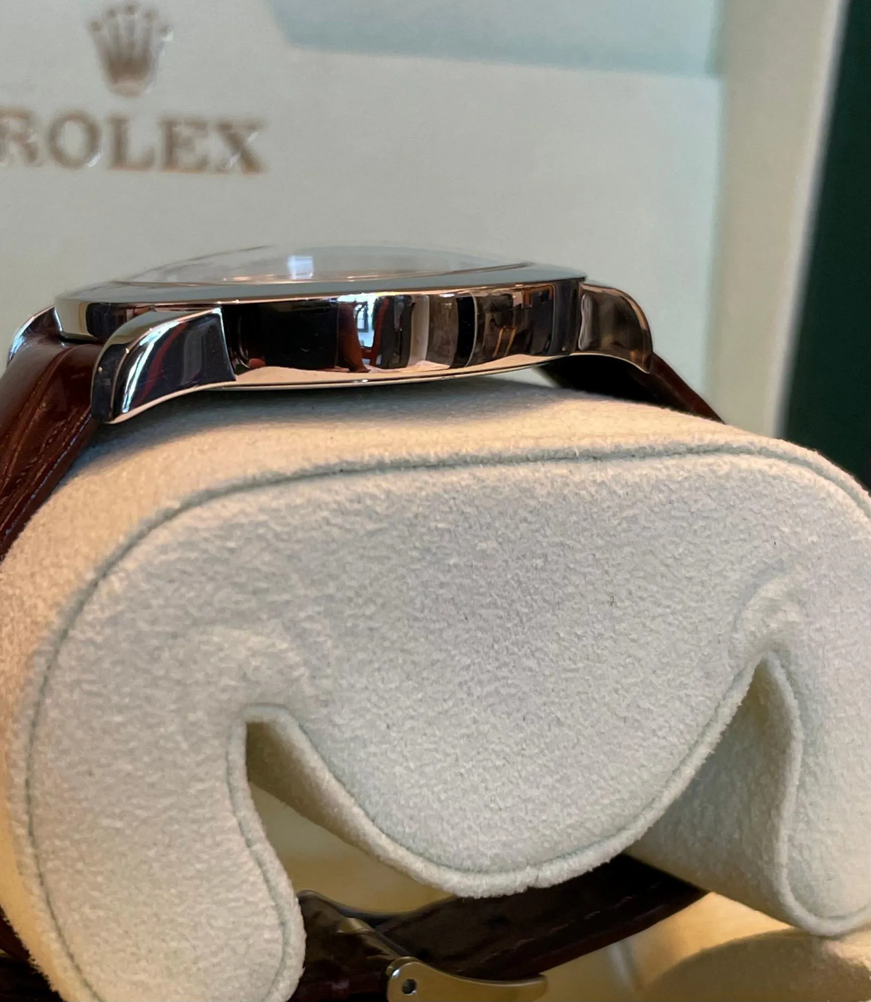 Rolex Cellini 5241/6 38mm Platinum Sky blue 8