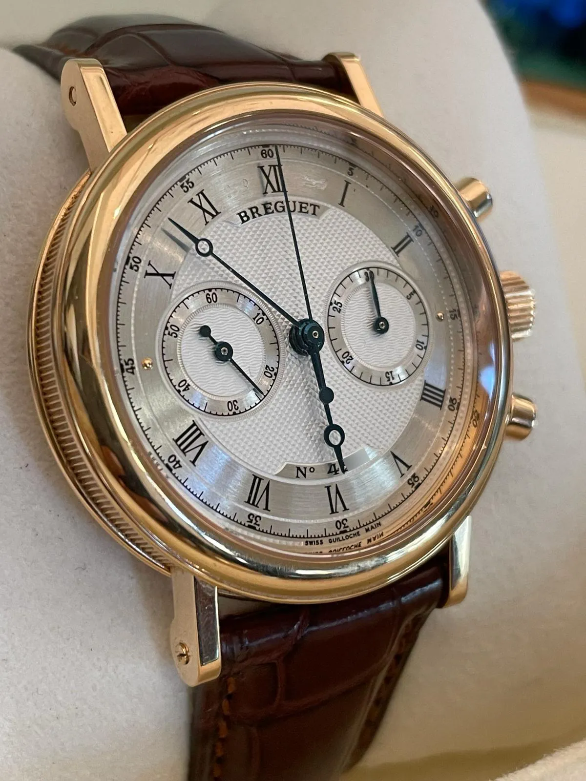 Breguet Classique 5237BR/12/9V6 38mm 18k rose gold Silver 2