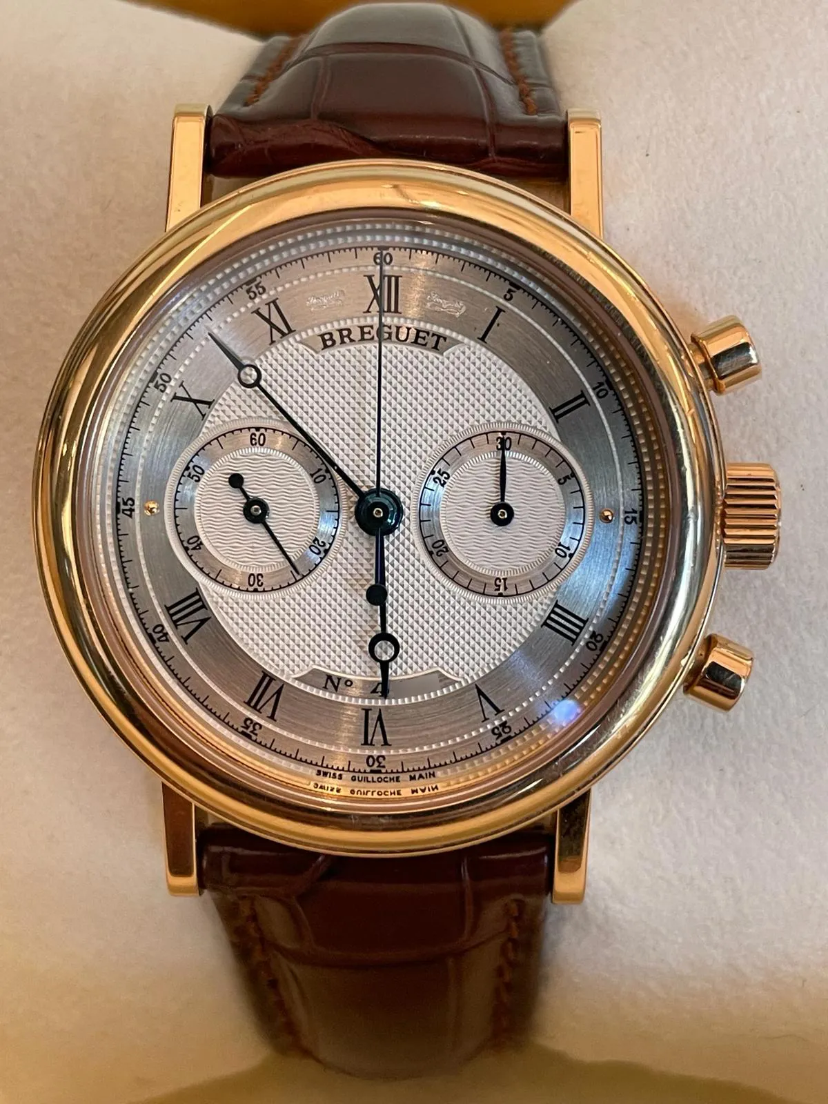 Breguet Classique 5237BR/12/9V6 38mm 18k rose gold Silver 3