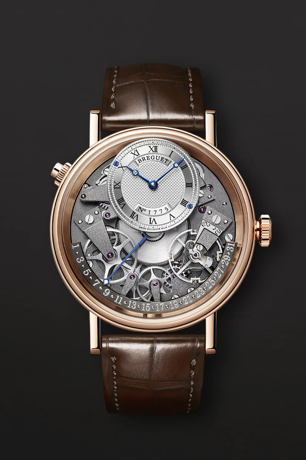 Breguet Tradition 7597BR/G1/9WU 40mm Rose gold Silver