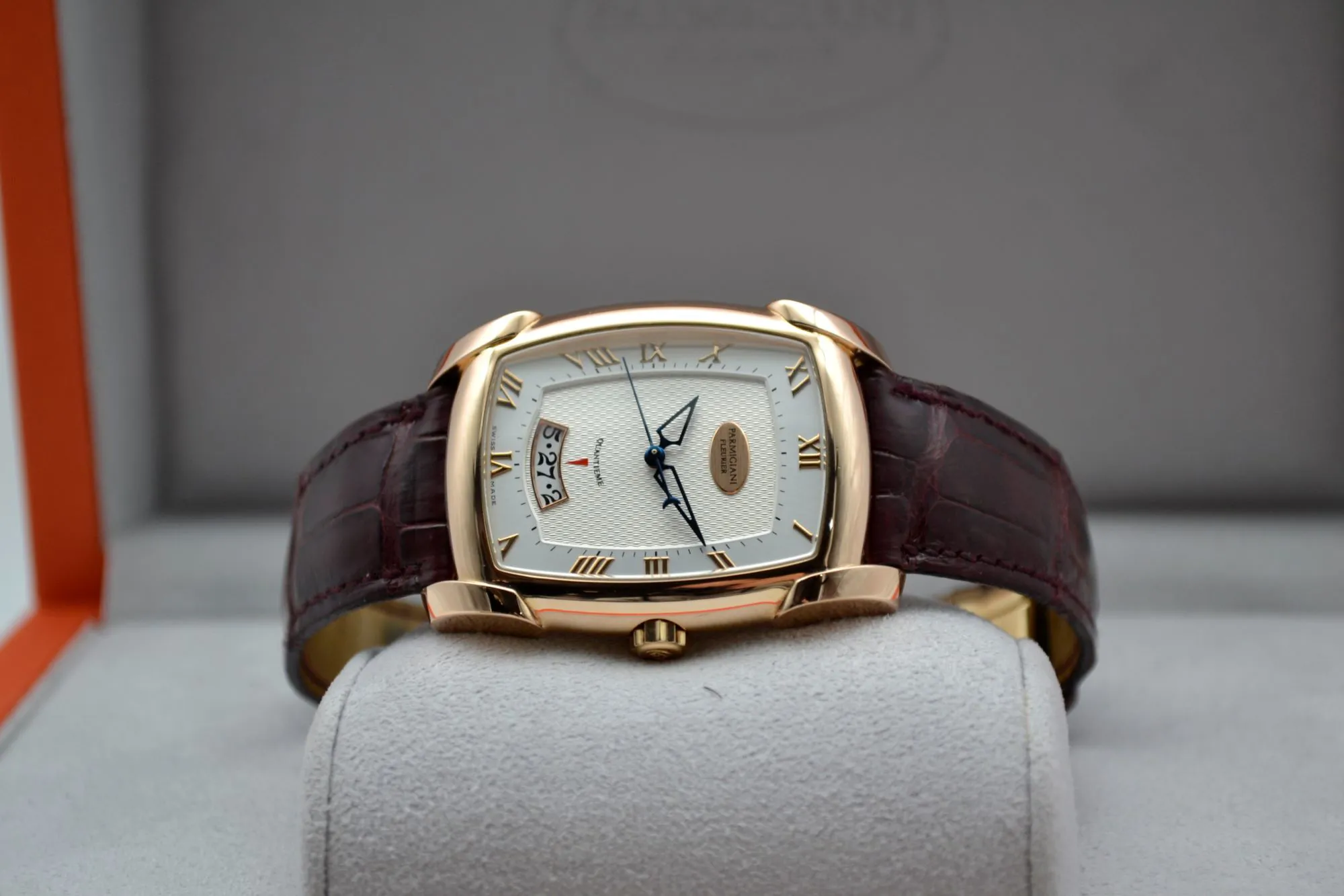 Parmigiani Fleurier Forma Grande PF006793 46mm 18k rose gold White 5