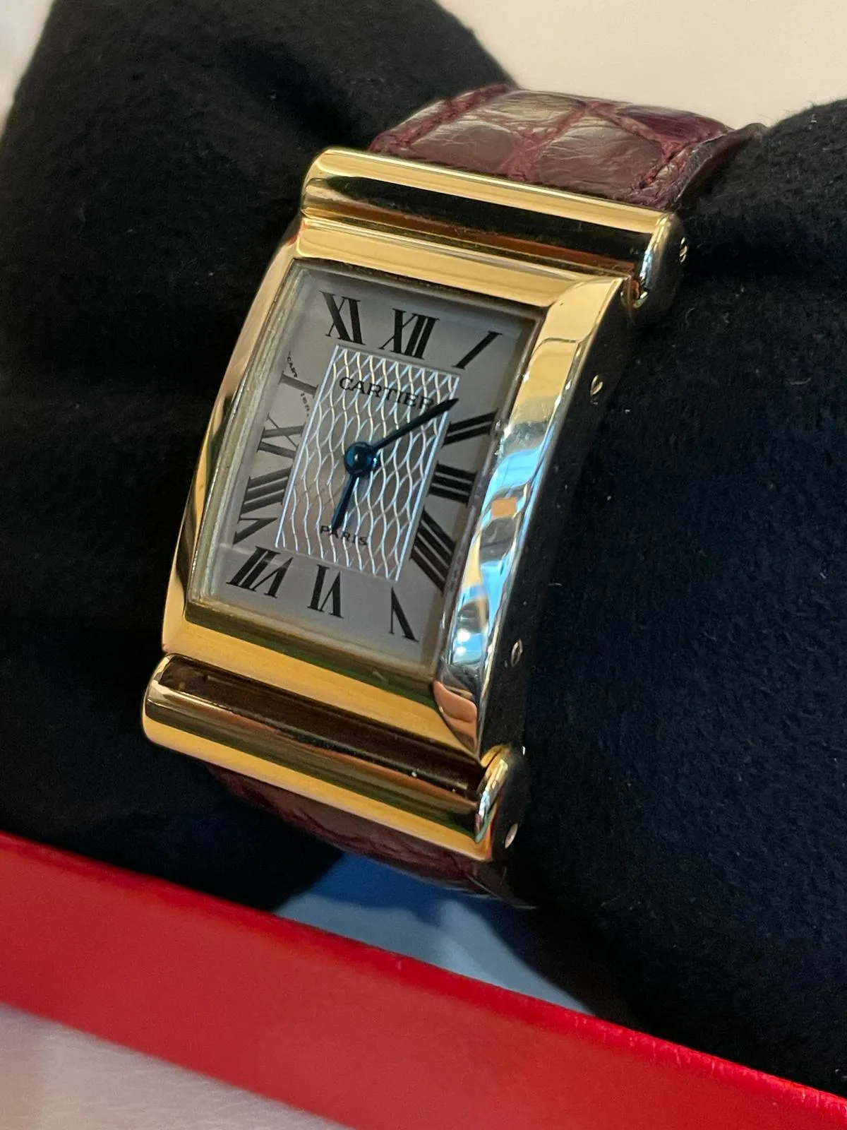 Cartier Drive W1523156 35mm 18k yellow gold Silver 3