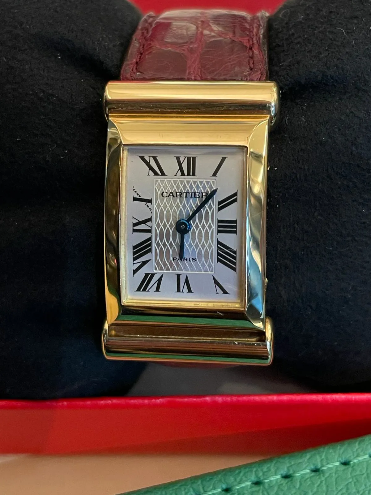 Cartier Drive W1523156 35mm 18k yellow gold Silver 7