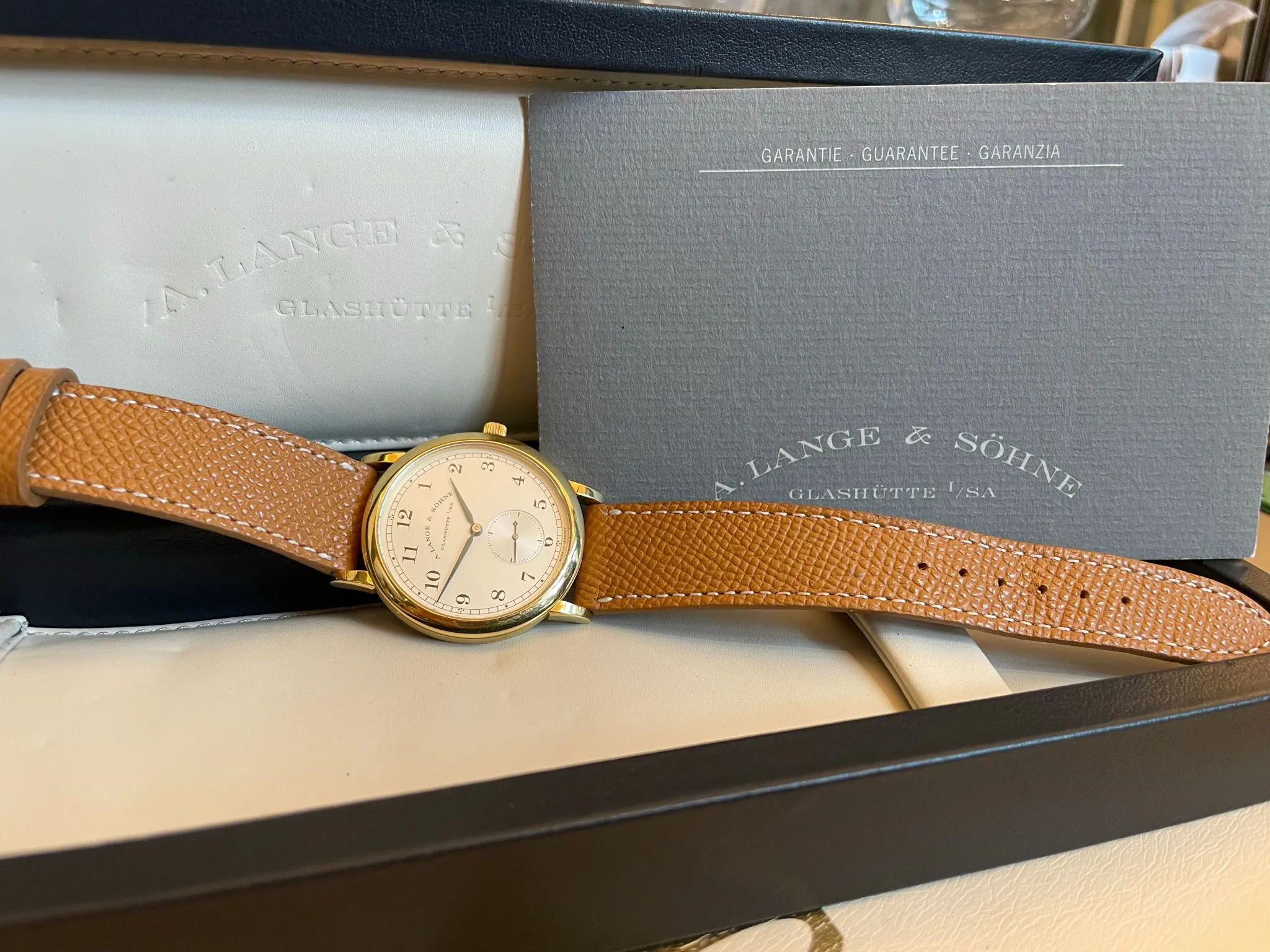 A. Lange & Söhne 1815 206.021 36mm 18k yellow gold Silver 2