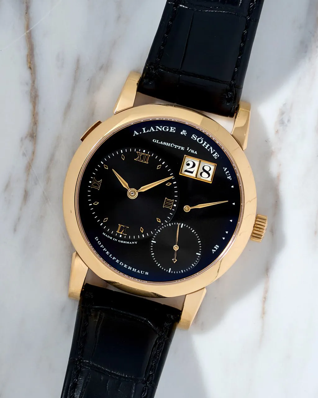 A. Lange & Söhne Lange 1 101.031 38.5mm 18k rose gold Black 3