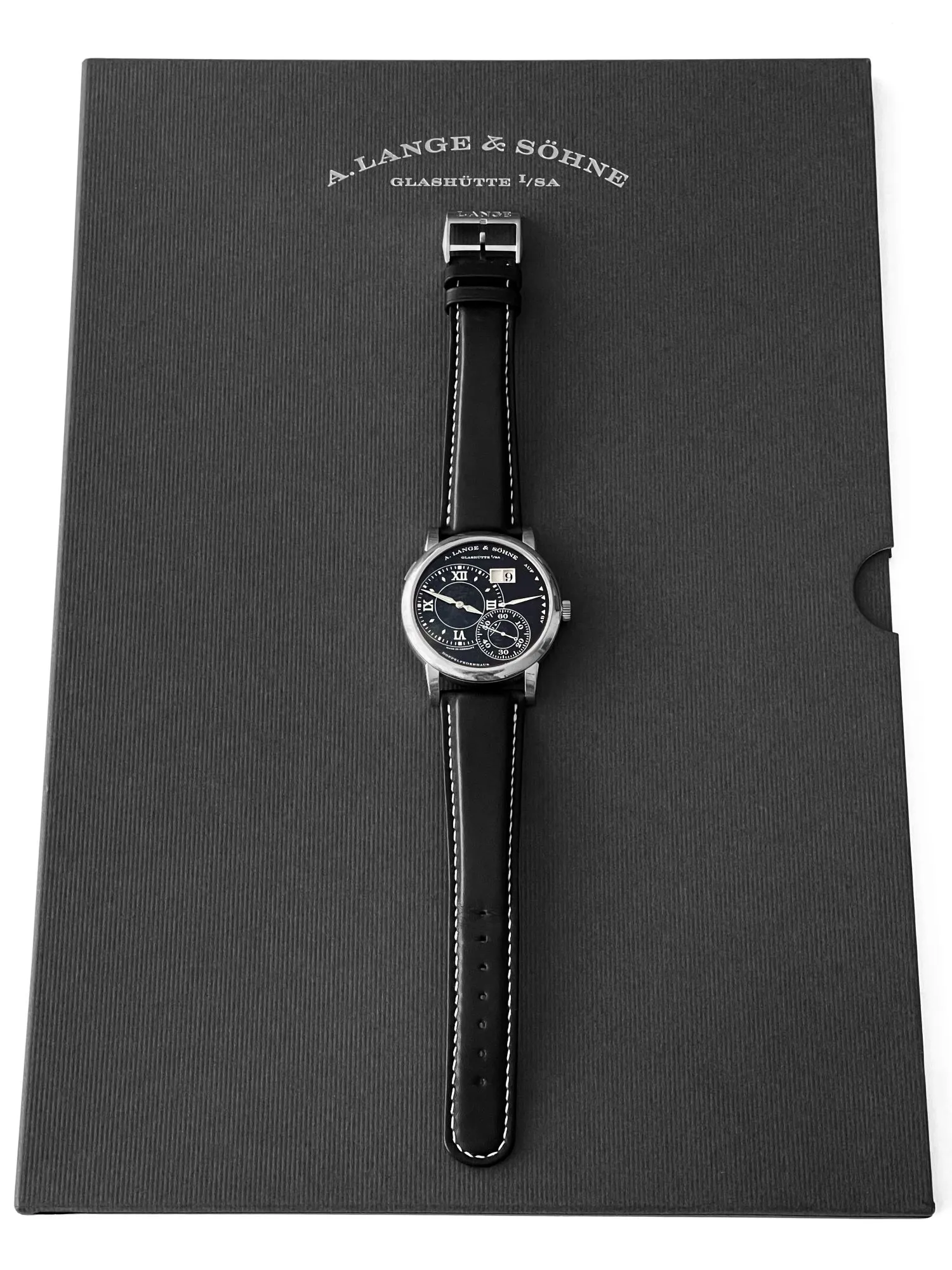 A. Lange & Söhne Grand Lange 1 115.029 42mm 18k white gold Black 6