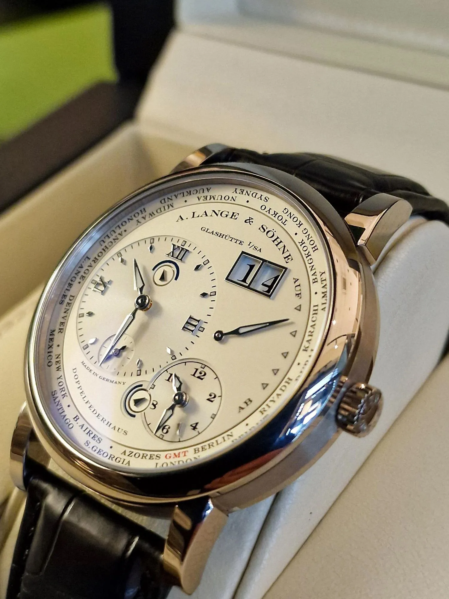 A. Lange & Söhne Lange 1 116.039 42mm 18k white gold Silver 2