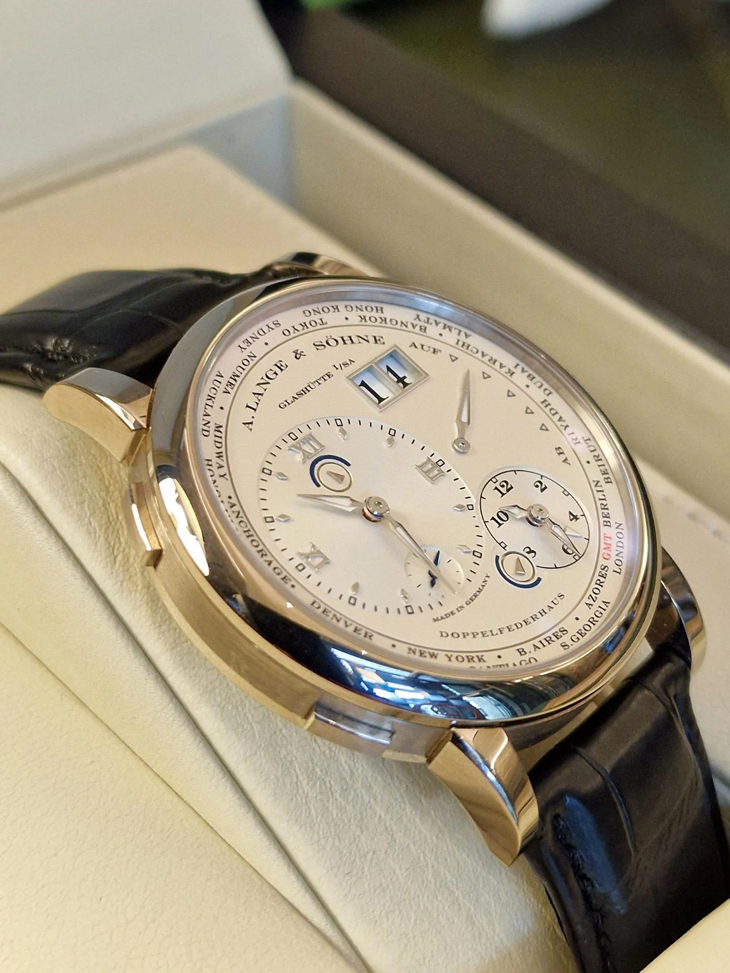 A. Lange & Söhne Lange 1 116.039 42mm 18k white gold Silver 3