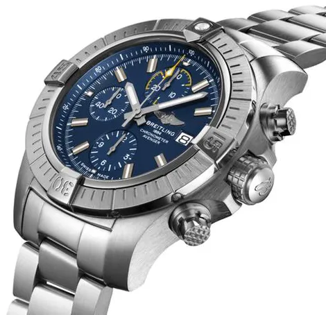 Breitling Avenger A13317101C1A1 45mm Stainless steel Blue 2