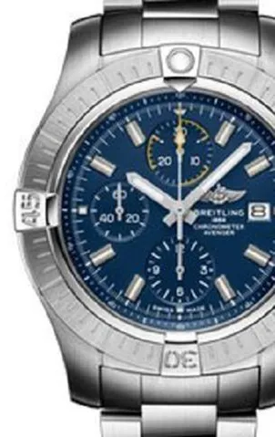 Breitling Avenger A13317101C1A1 45mm Stainless steel Blue 8