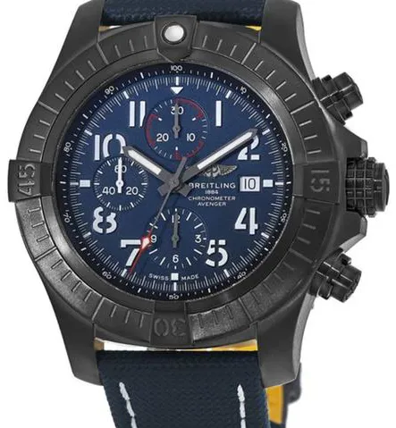 Breitling Avenger V13375101C1X2 48mm Titanium Blue 5