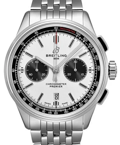 Breitling Premier AB0118221G1A1 42mm Stainless steel Silver