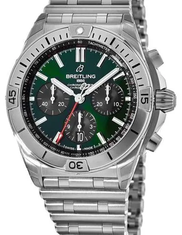 Breitling Chronomat AB0134101L1A1 42mm Stainless steel Green