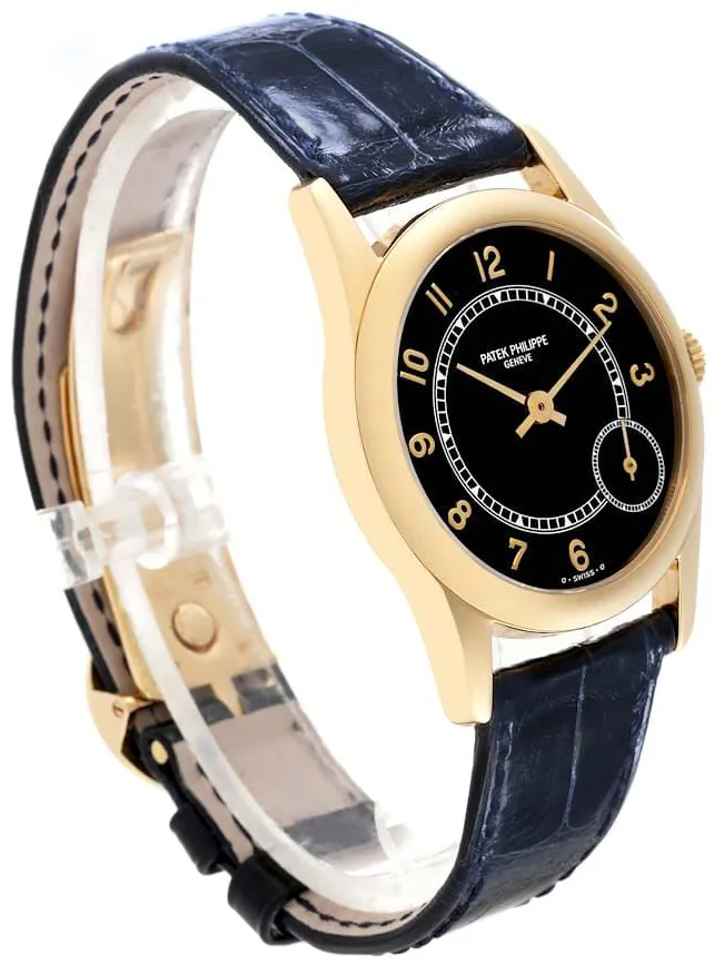 Patek Philippe Calatrava 5000J-001 33mm Yellow gold Black 2