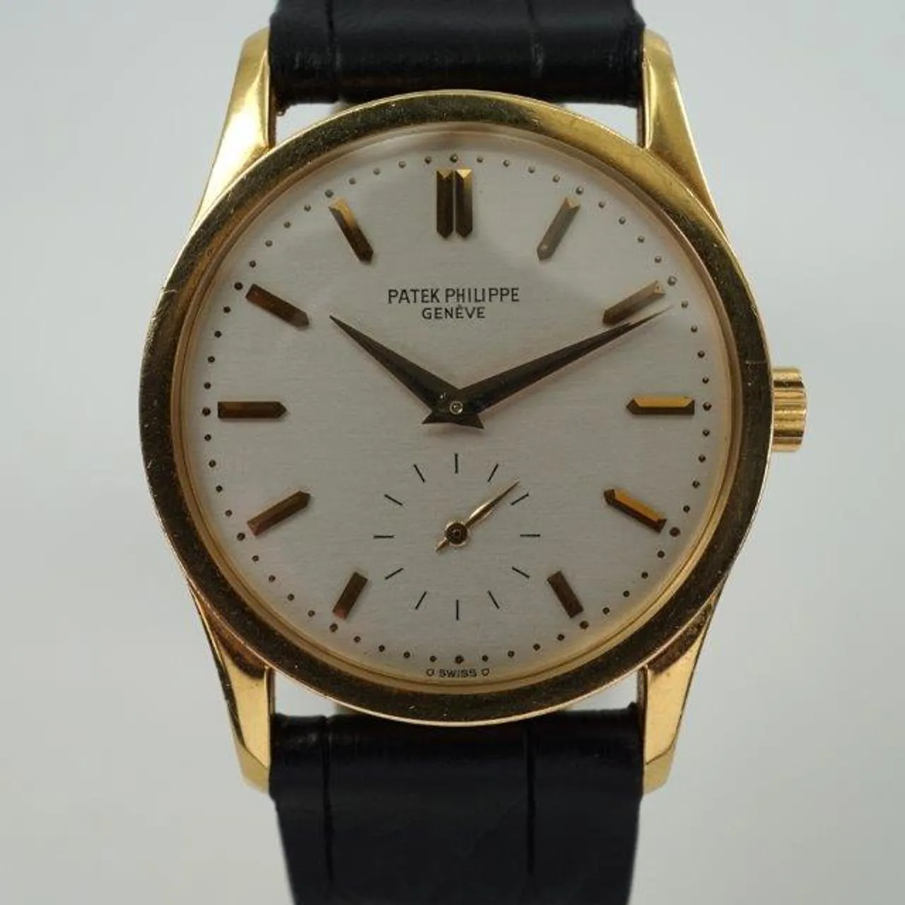 Patek Philippe Calatrava 3796J 30.5mm Yellow gold Silver 4