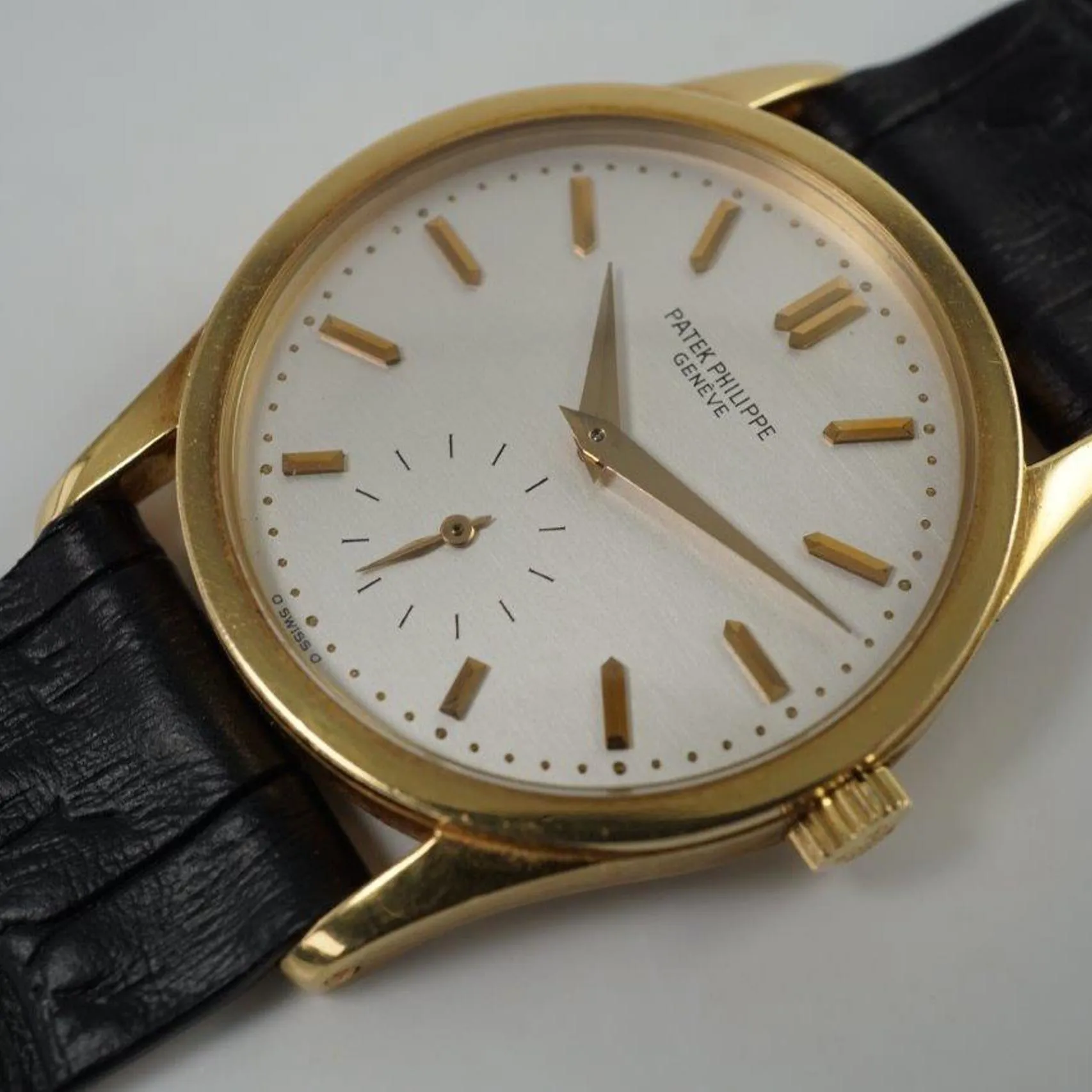 Patek Philippe Calatrava 3796J 30.5mm Yellow gold Silver 5