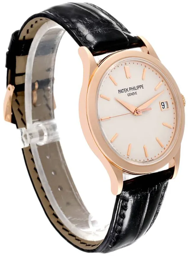 Patek Philippe Calatrava 5296R-010 38mm Rose gold Silver 2