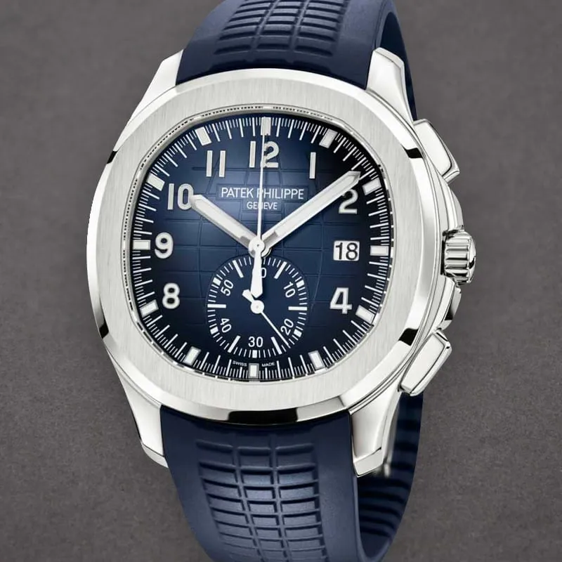 Patek Philippe Aquanaut 5968G-001 42mm White gold Blue