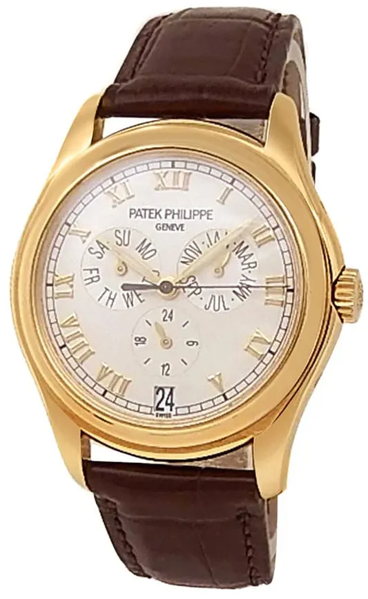 Patek Philippe Annual Calendar 5035J 37mm Yellow gold Silver