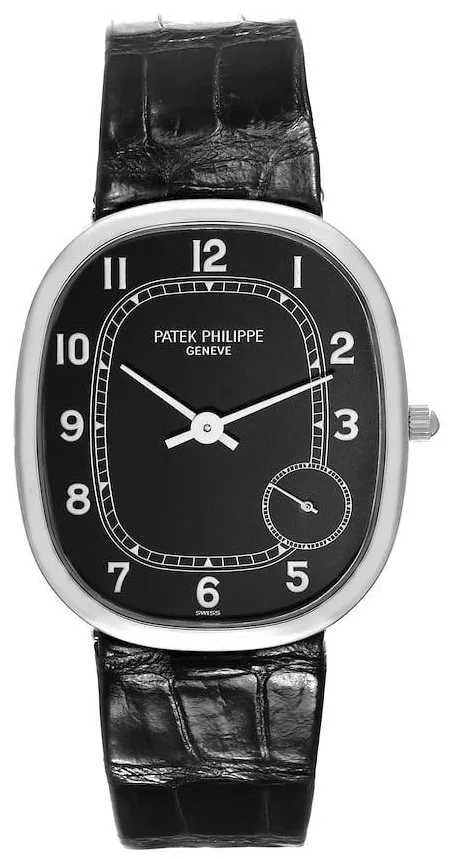 Patek Philippe Golden Ellipse 5028G-001 35mm White gold Black