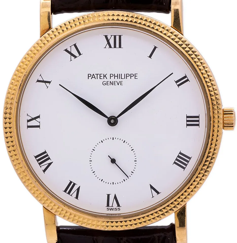 Patek Philippe Calatrava 3919J 33mm Yellow gold White