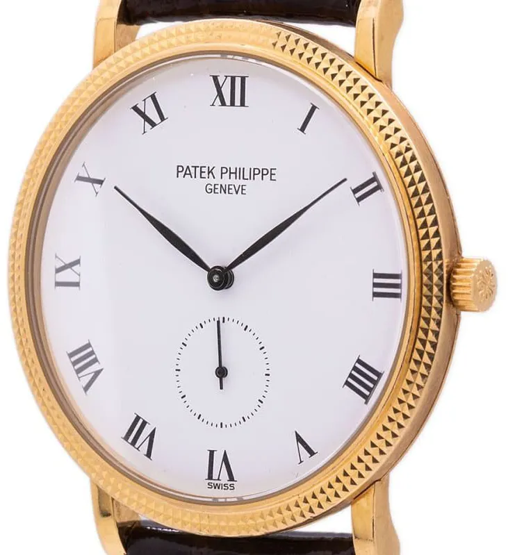 Patek Philippe Calatrava 3919J 33mm Yellow gold White 1