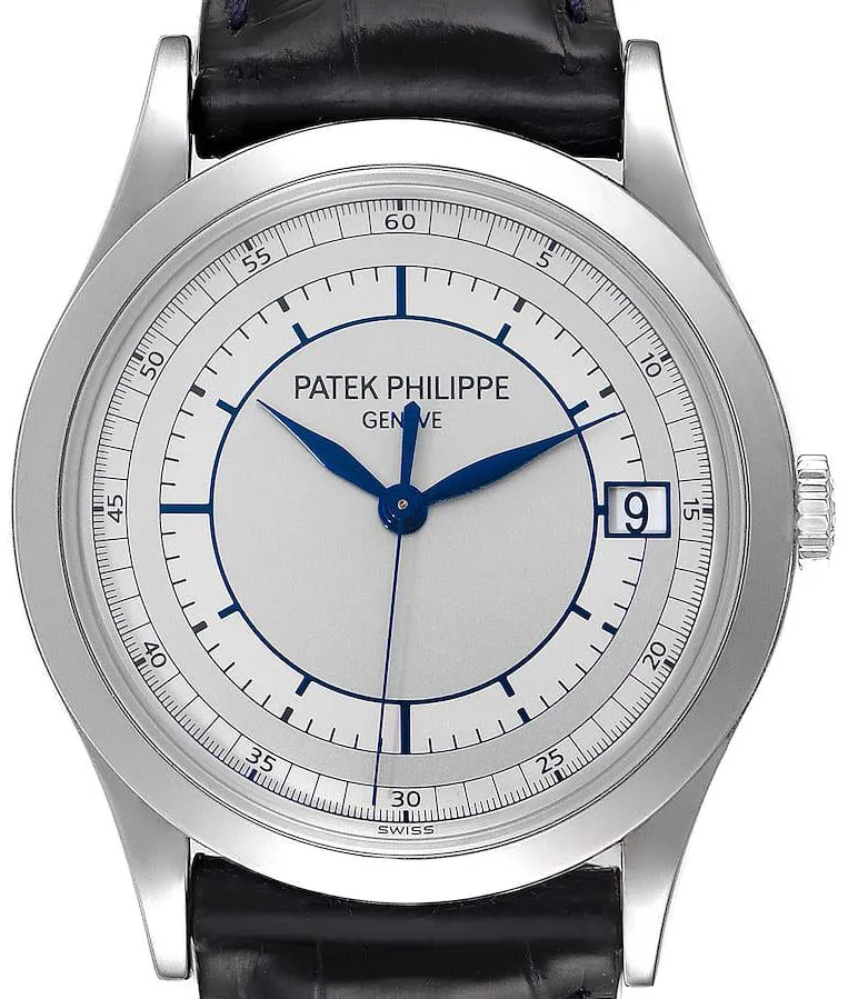 Patek Philippe Calatrava 5296G-001 38mm White gold Silver