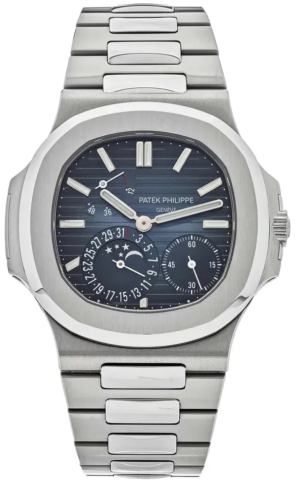 Patek Philippe Nautilus Moonphase 5712/1A-001 40mm Stainless steel Blue