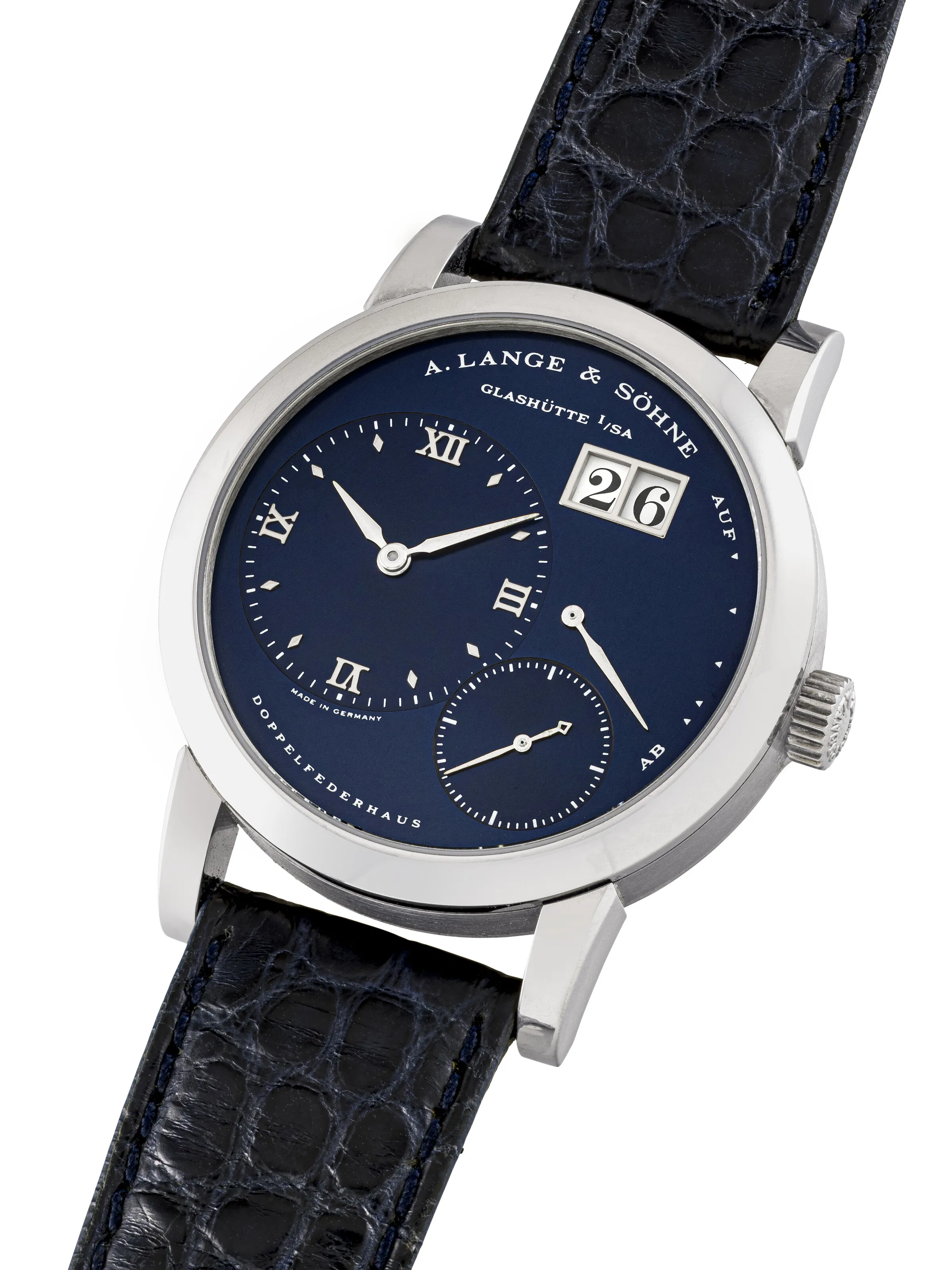 A. Lange & Söhne Lange 1 101.027 38.5mm 18k white gold Blue 1