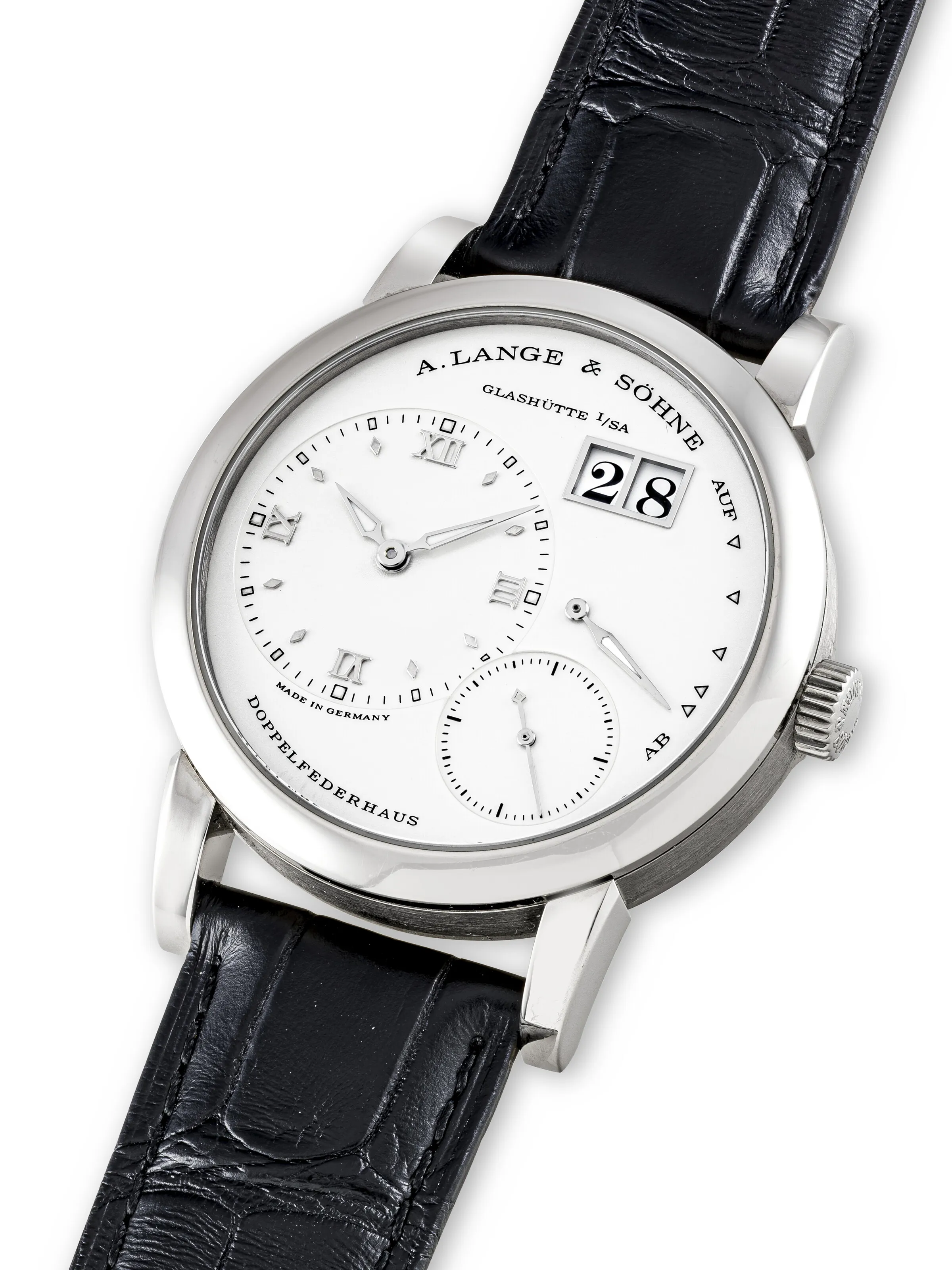 A. Lange & Söhne Lange 1 101.039 38.5mm 18k white gold Silver 1