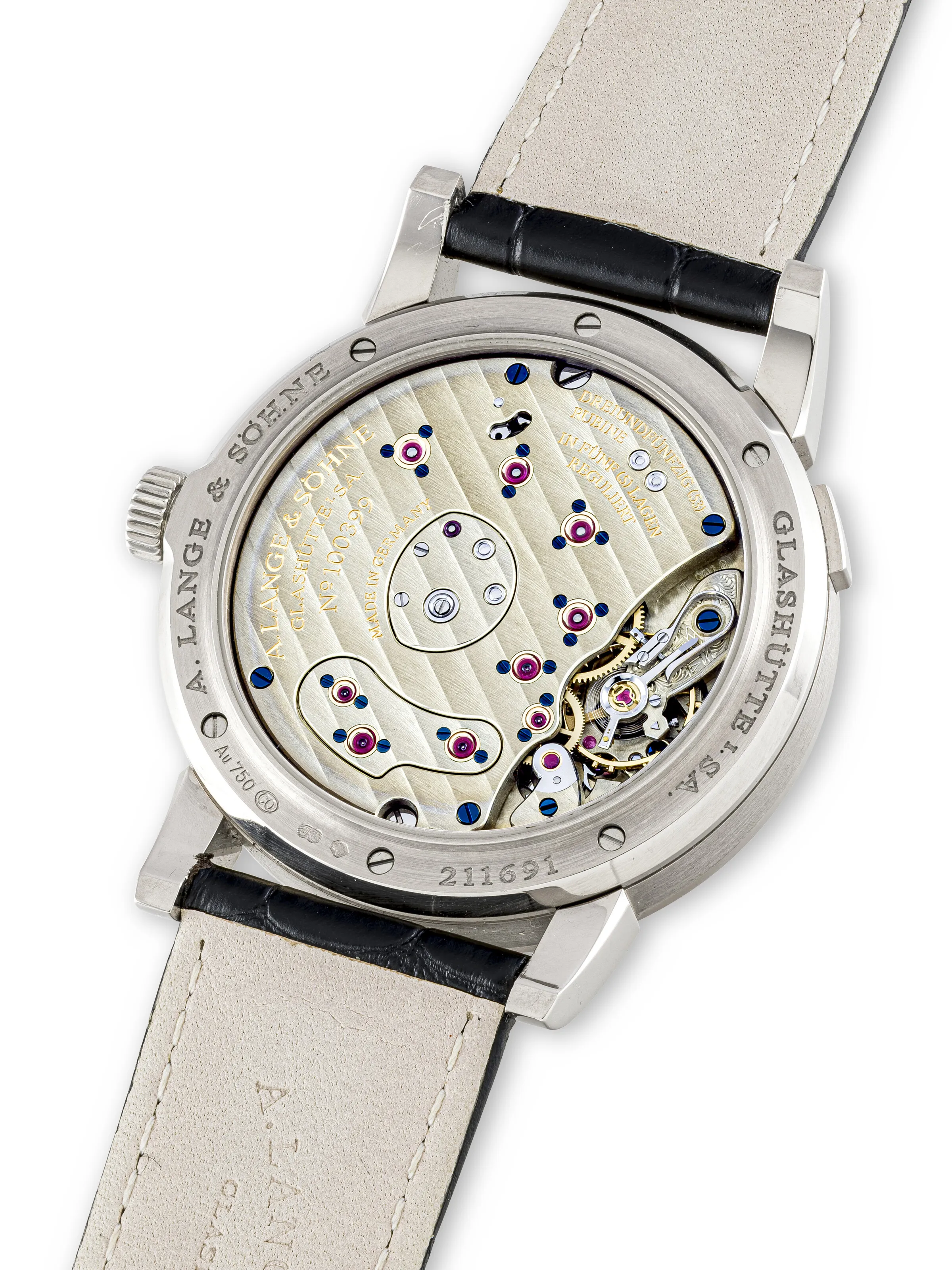 A. Lange & Söhne Lange 1 101.039 38.5mm 18k white gold Silver 2